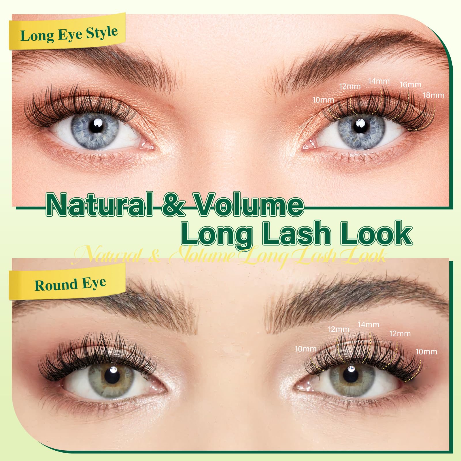 KEYYOU Lash Clusters beginner-friendly at-home kit for easy DIY extensions.