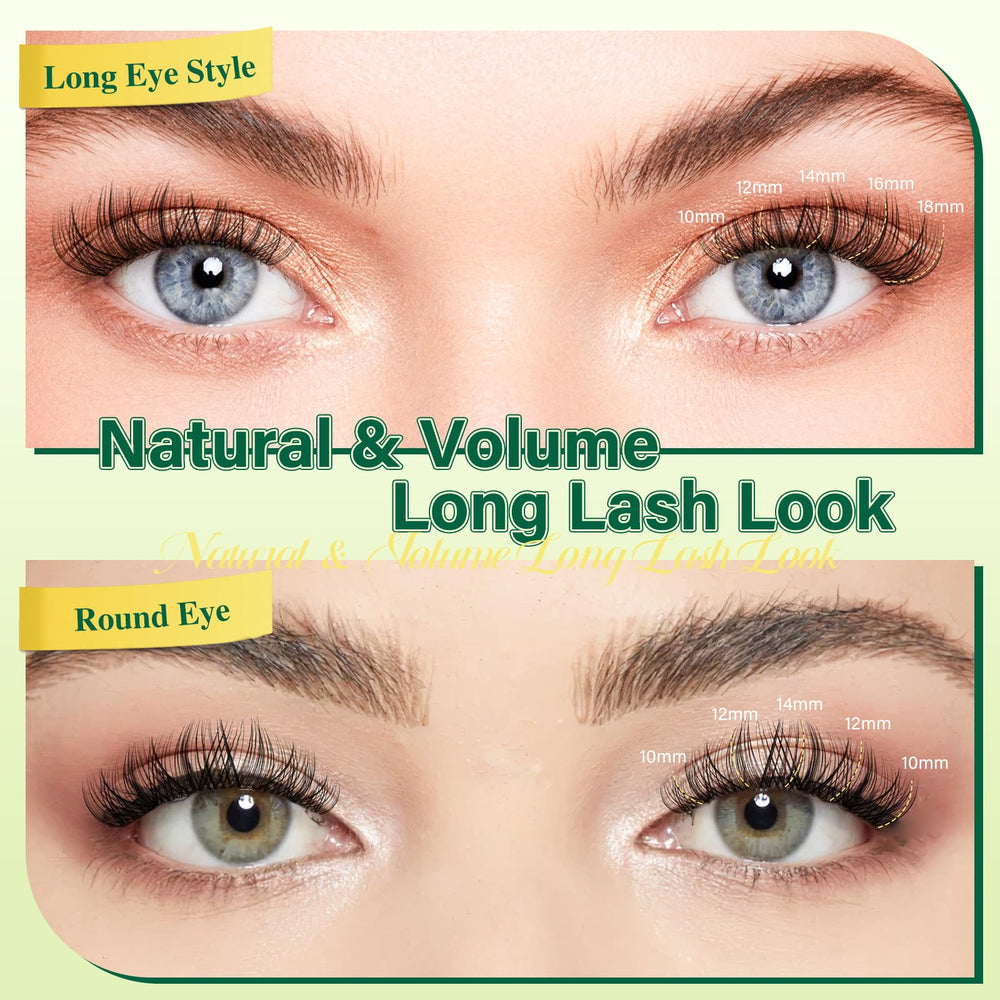 KEYYOU Lash Clusters beginner-friendly at-home kit for easy DIY extensions.