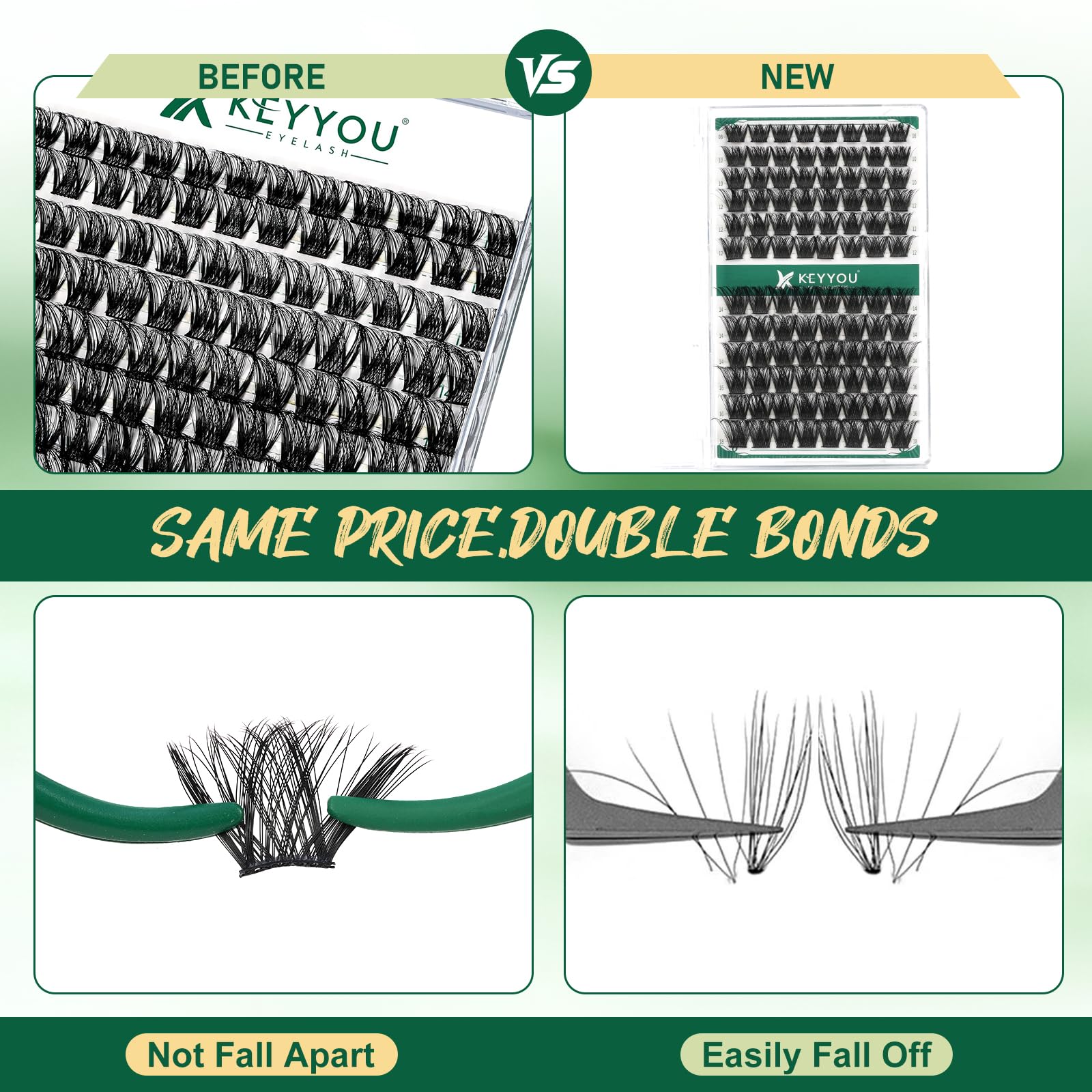 KEYYOU lashes ideal for DIY at-home usage