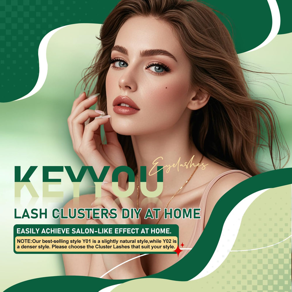 KEYYOU lashes easy removal with standard eye makeup remover