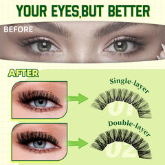 KEYYOU packaging highlights the upgraded large-capacity kit for DIY lash sessions.