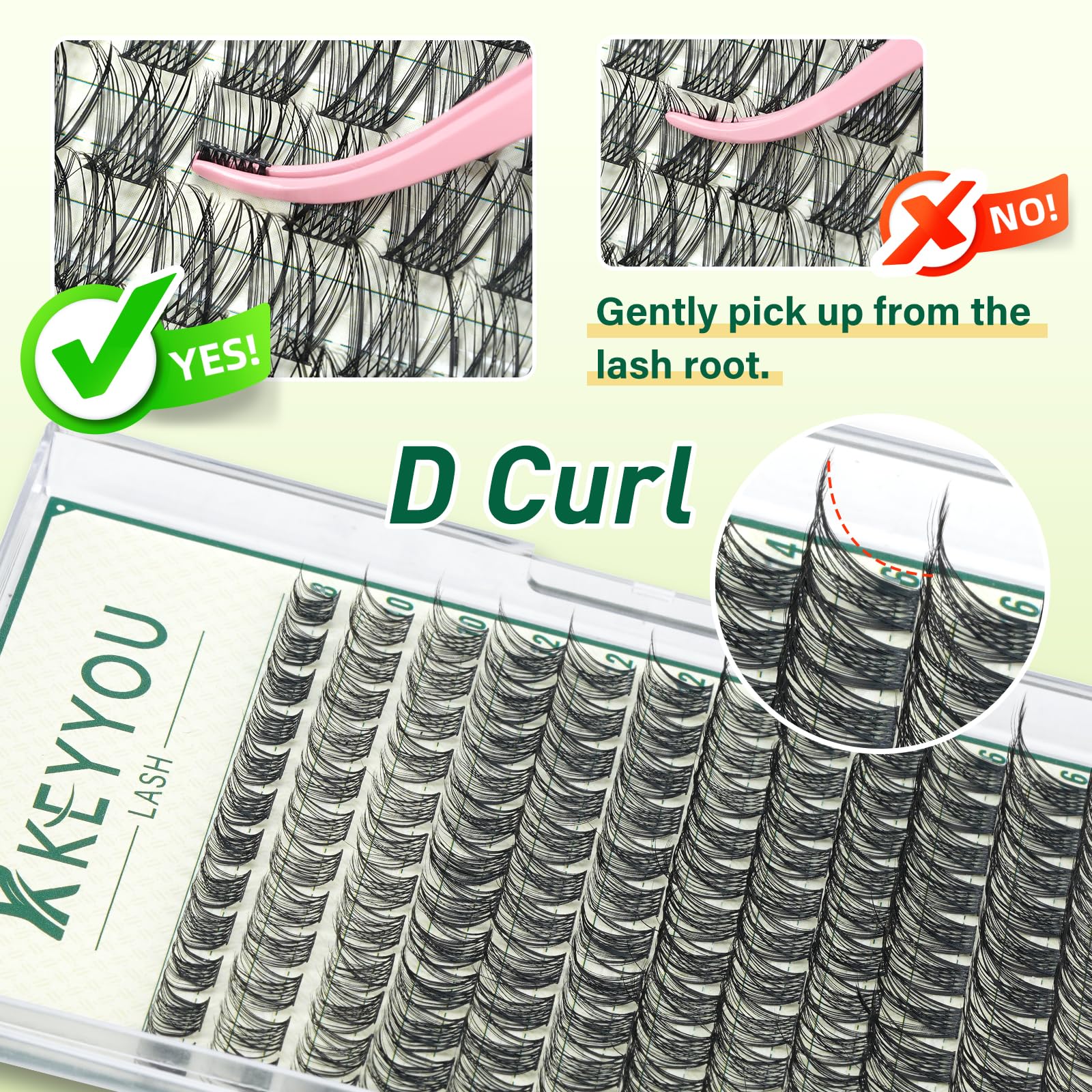 KEYYOU Lash Clusters on-trend styles showcase versatile, season-ready looks.