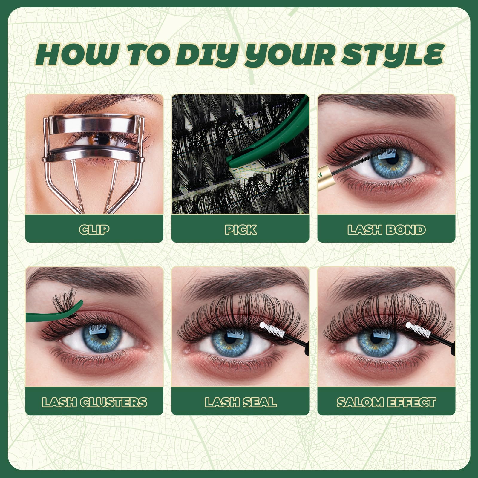 KEYYOU Vegan knot-free matte lashes for reuse and comfort.