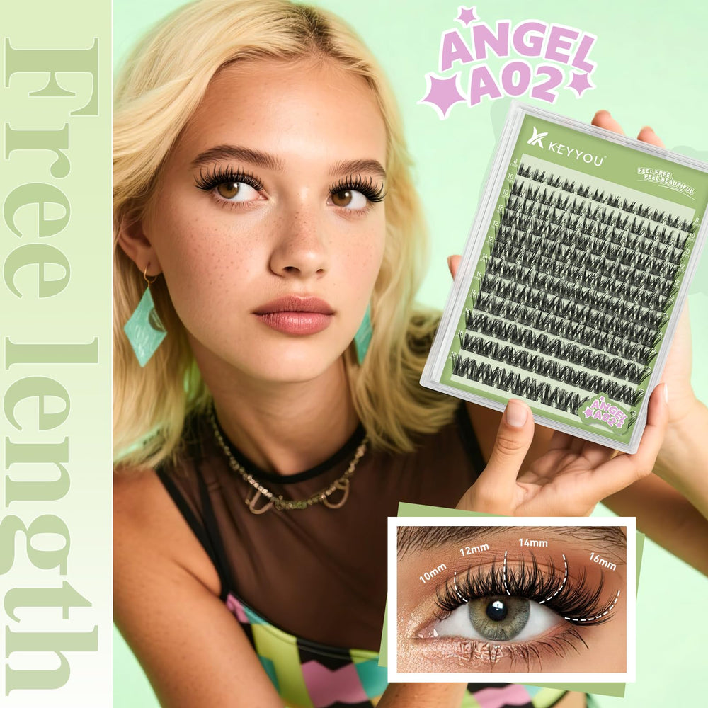 KEYYOU LASH DIY application steps enable easy at-home lash upgrades