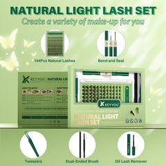KEYYOU lash glue bottle and seal for durable wear