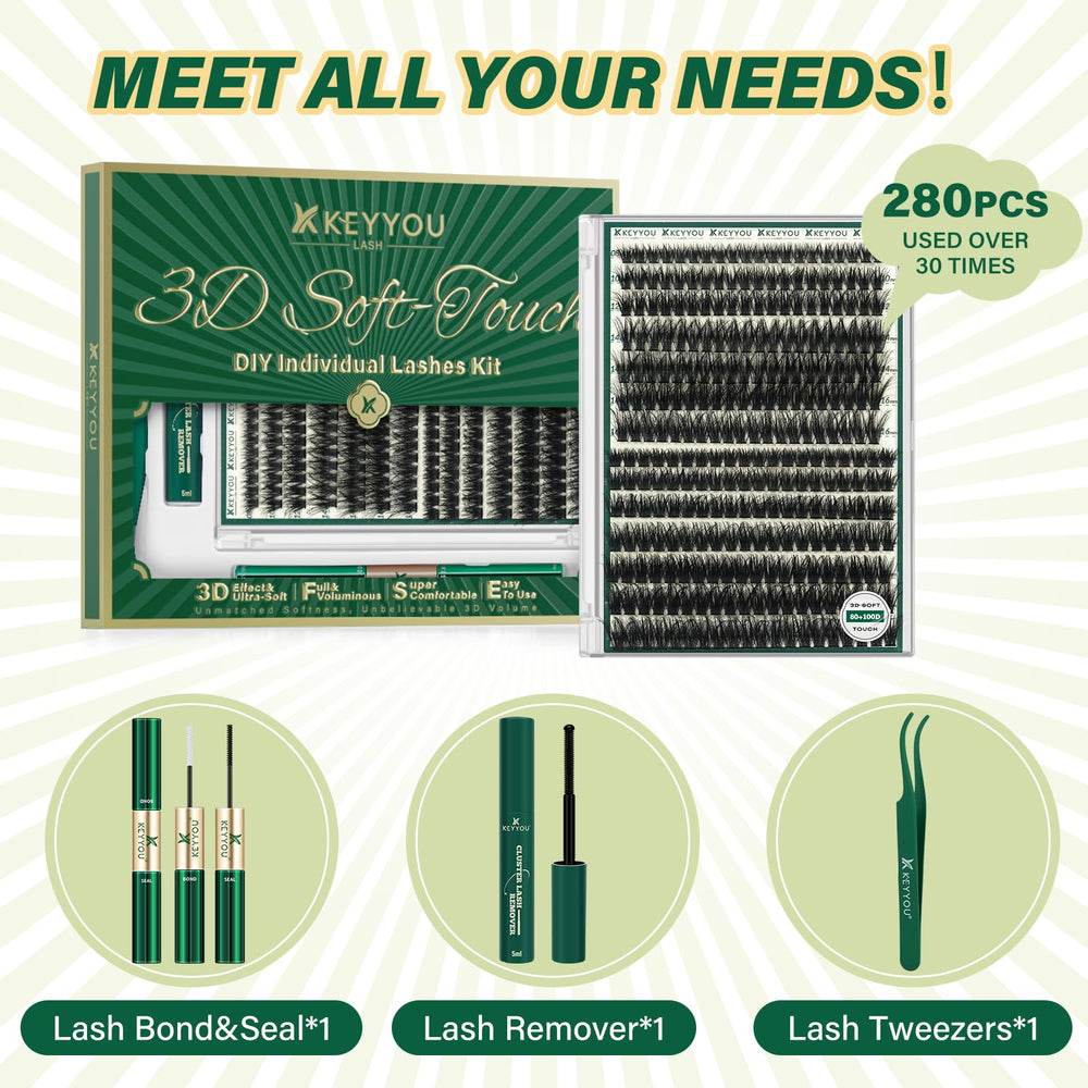 KEYYOU LASH plant-based remover oil protects native lashes