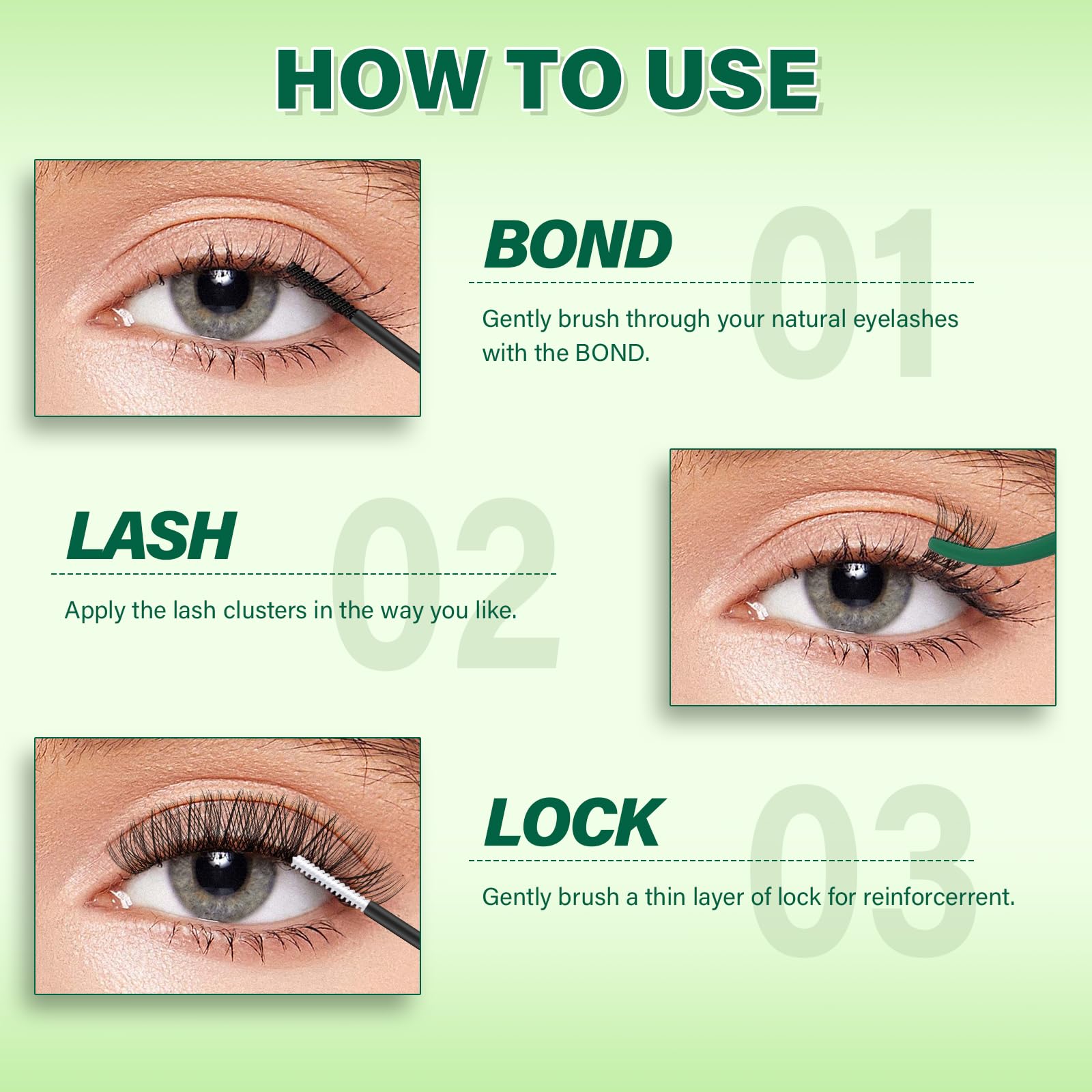 KEYYOU Lash remover oil compatible for smooth cleanup.