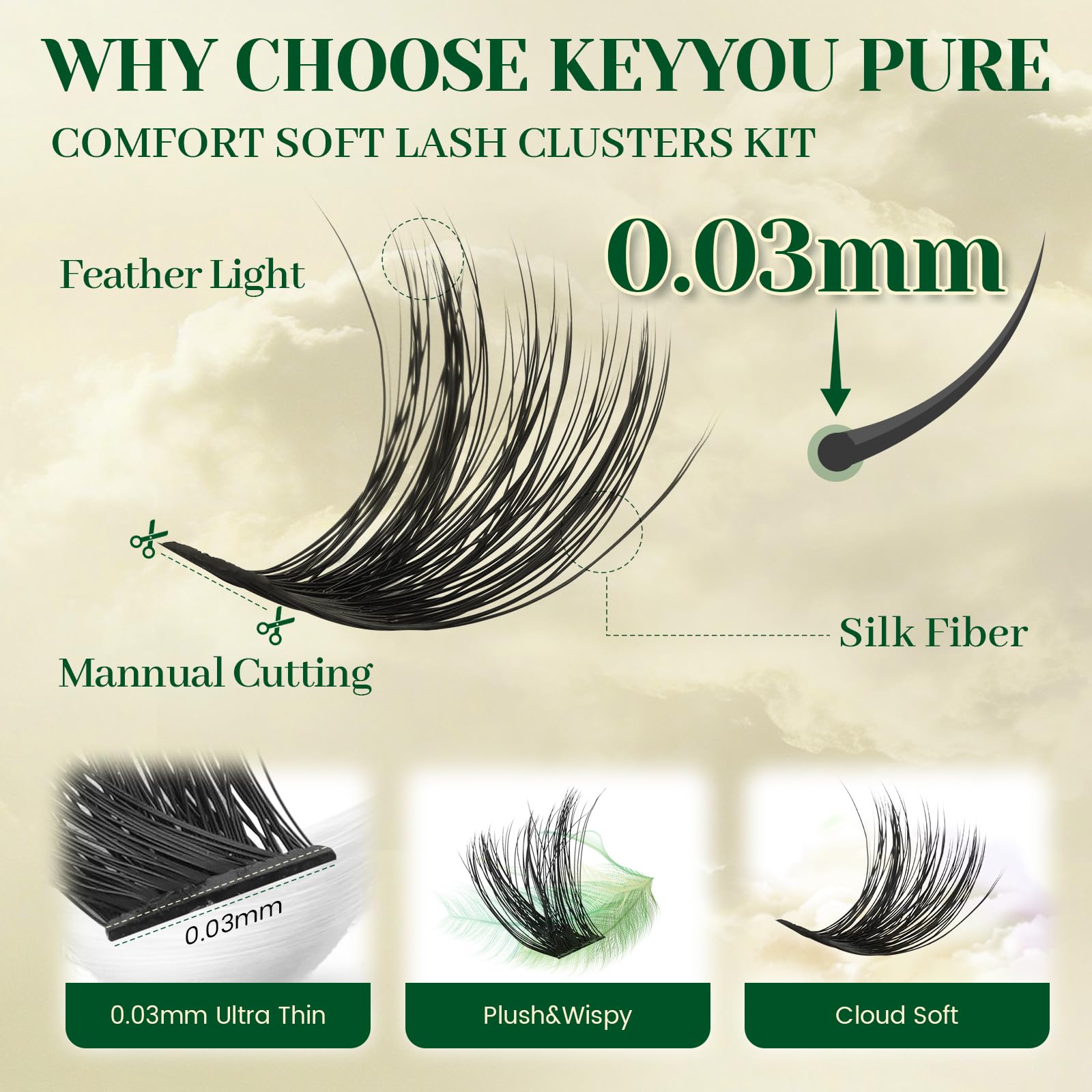 KEYYOU lash remover provides safe removal without tugging or damage