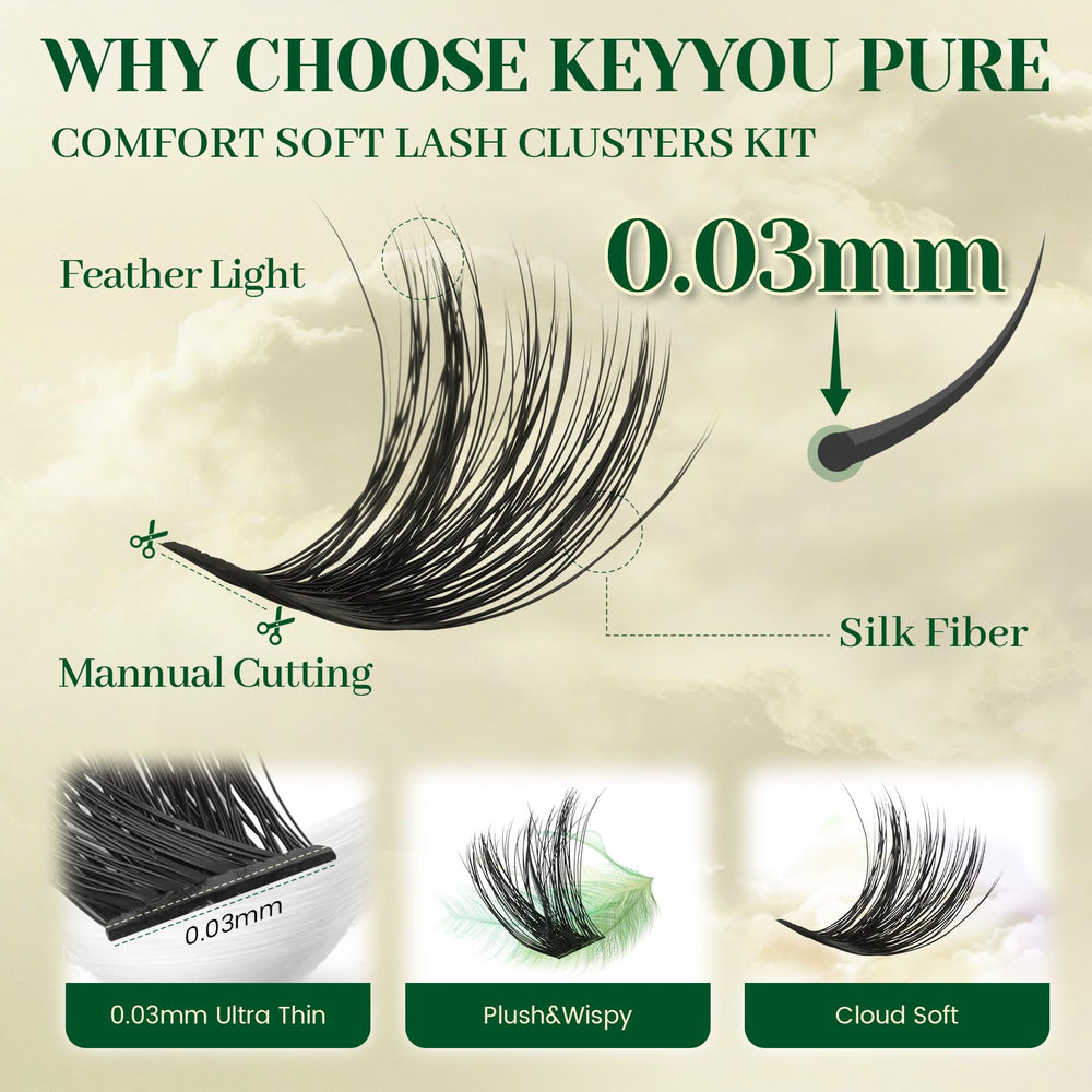 KEYYOU lash remover provides safe removal without tugging or damage