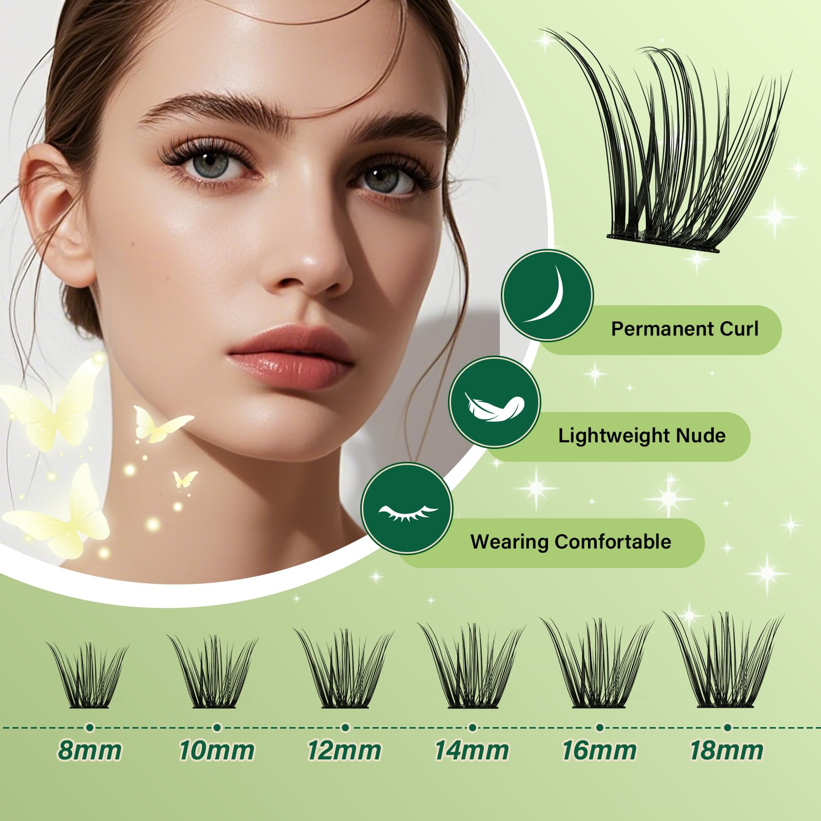 KEYYOU lash sealer for extended wear and natural finish