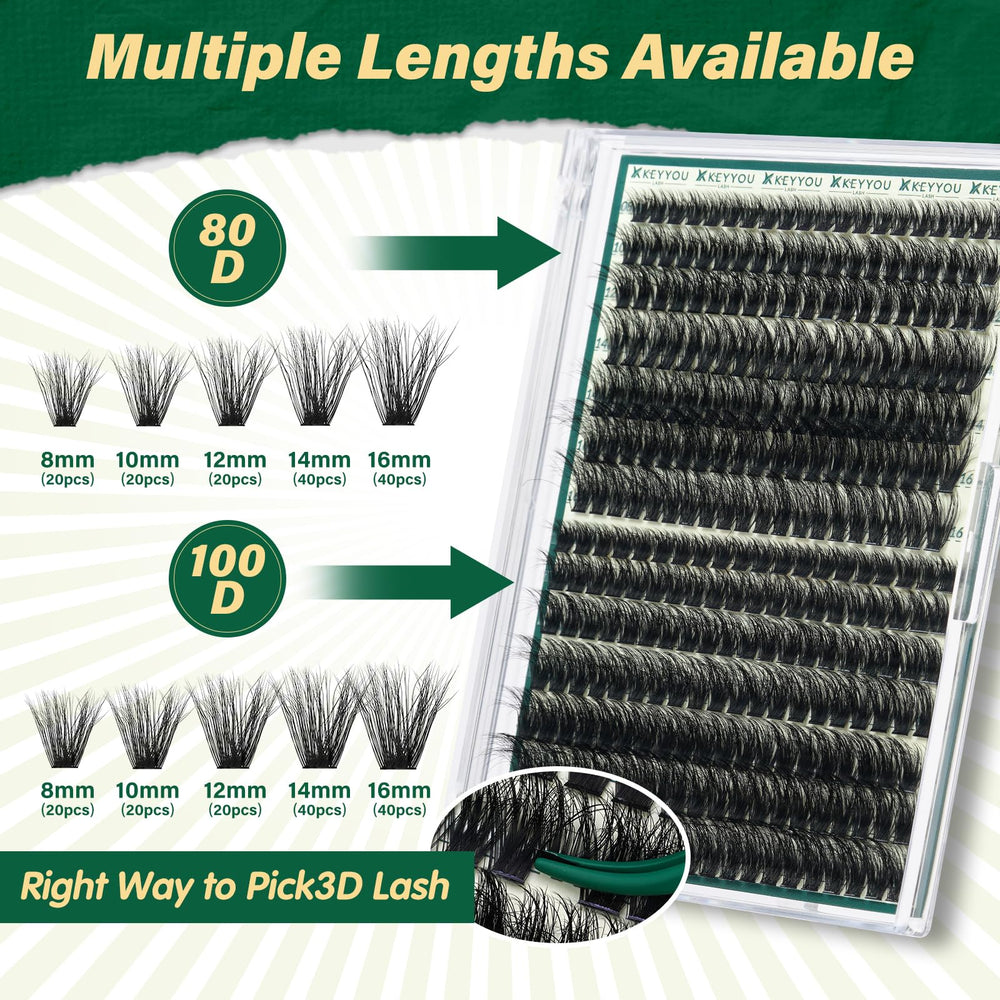 KEYYOU LASH waterproof lash bond and seal for long-lasting wear