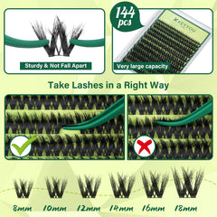 KEYYOU LengthLock mix 8–18mm offers versatile styling options.