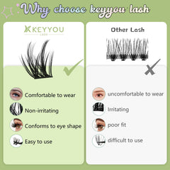 KEYYOU makeup remover for gentle removal without irritation
