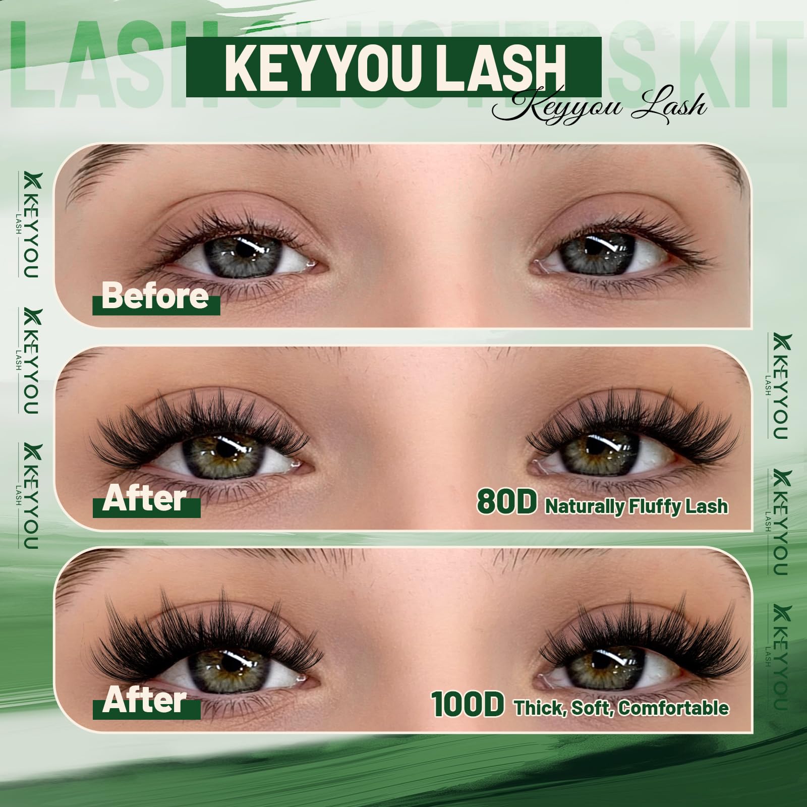 KEYYOU mix of 80D and 100D for versatile day-to-night looks