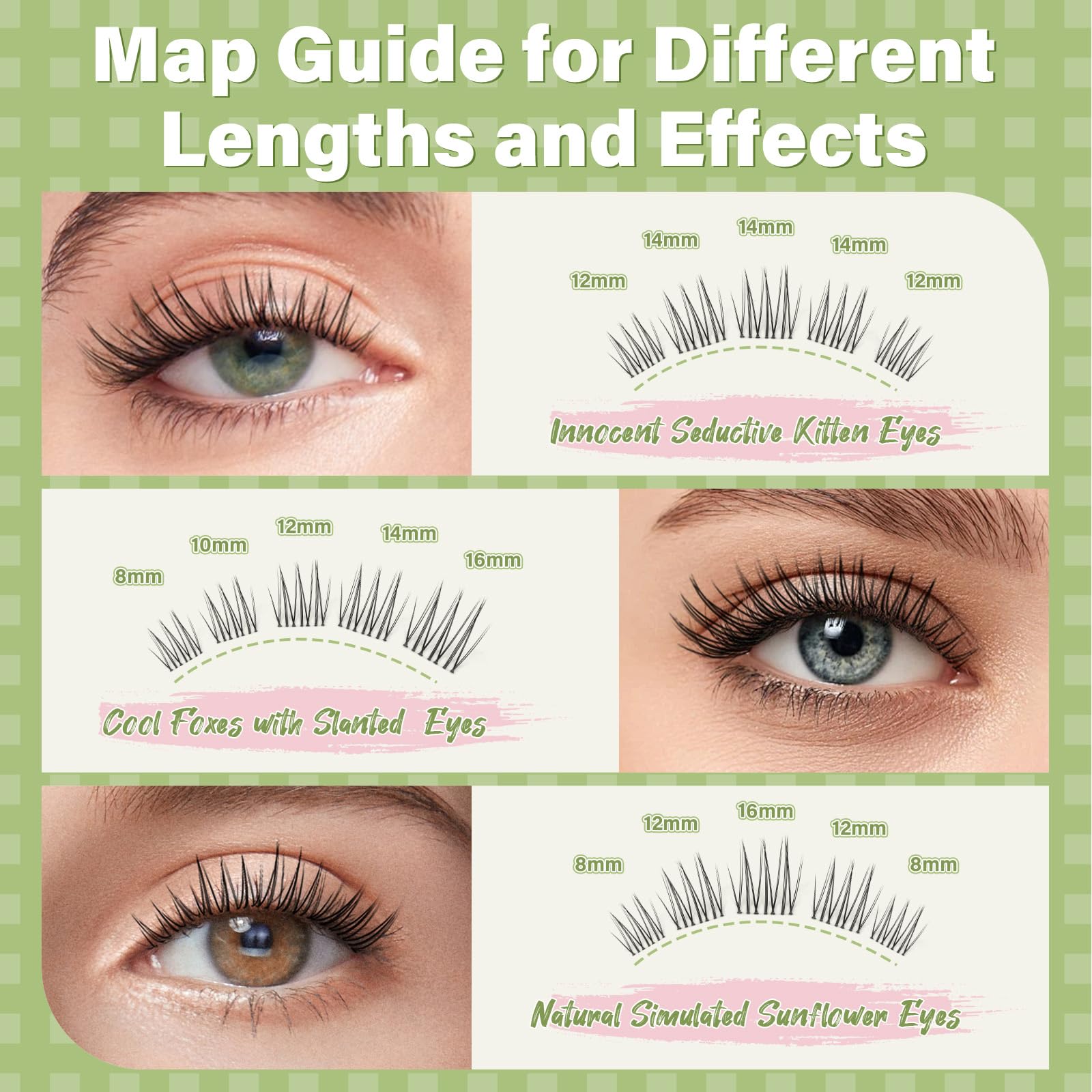 KEYYOU natural-look lashes after application for everyday elegance.