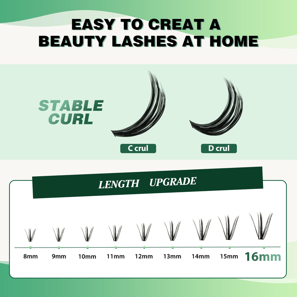 KEYYOU realistic-looking lashes avoid plastic feel