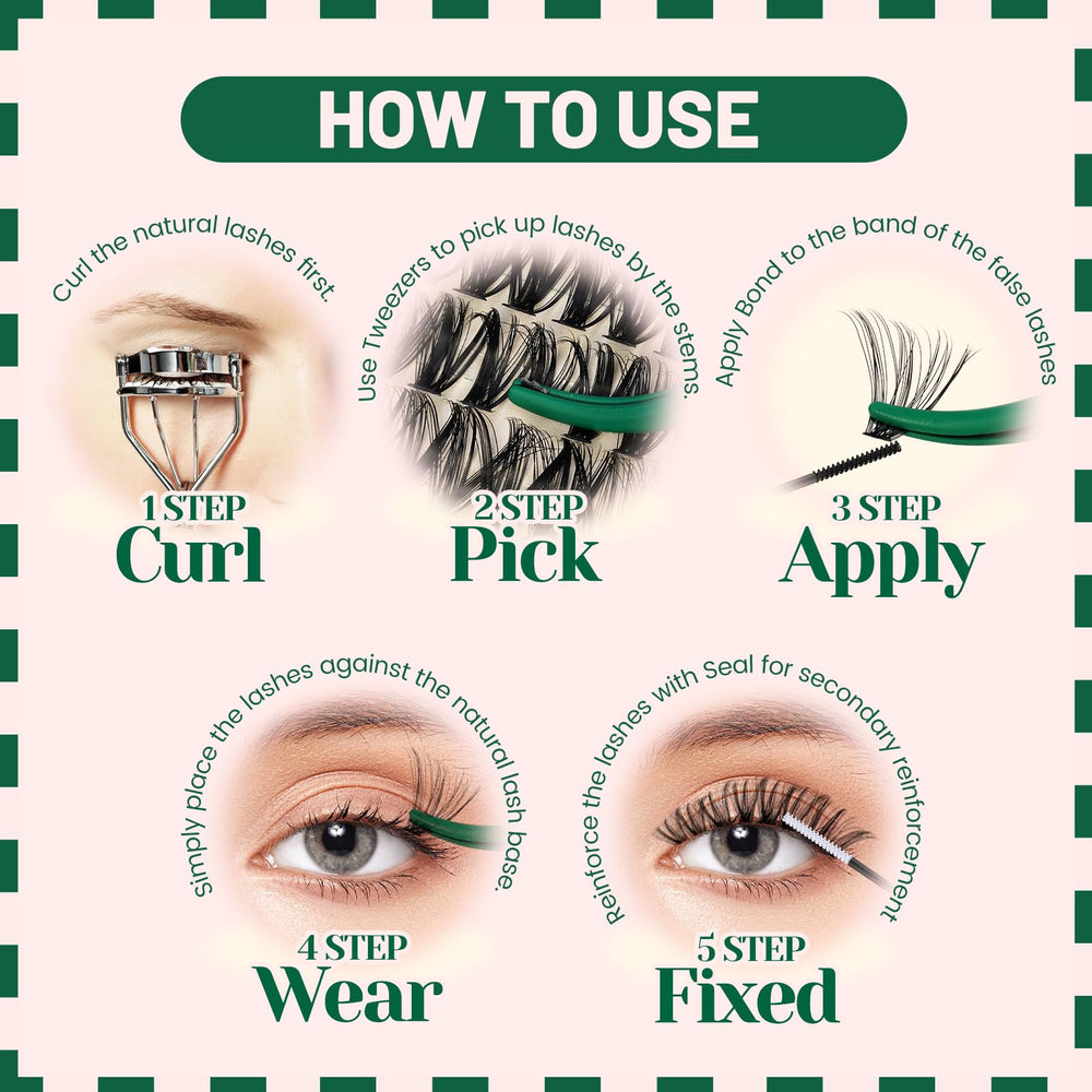 KEYYOU soft fiber lashes are cruelty-free and irritation-free.