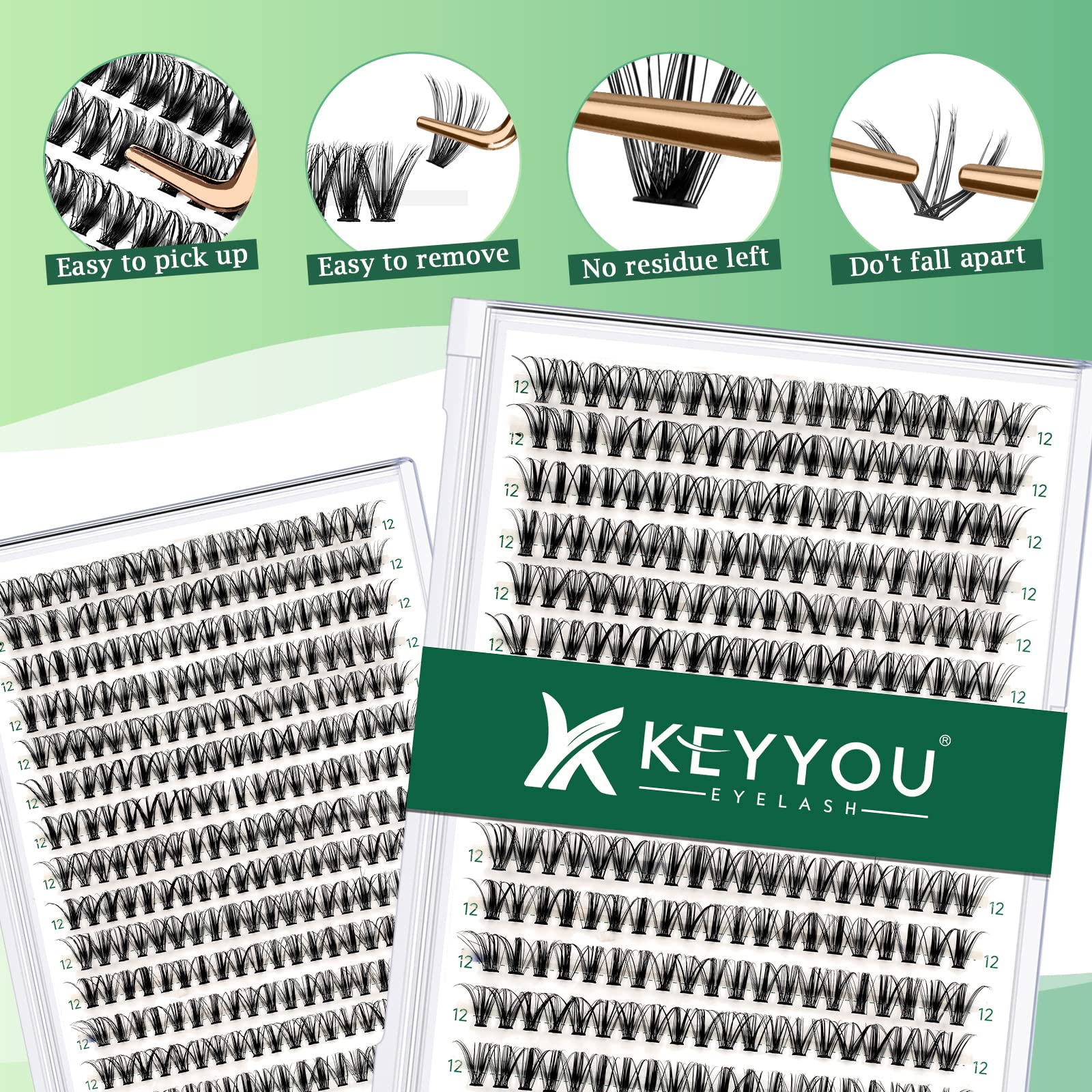 KEYYOU soft lightweight material for comfortable wear all day