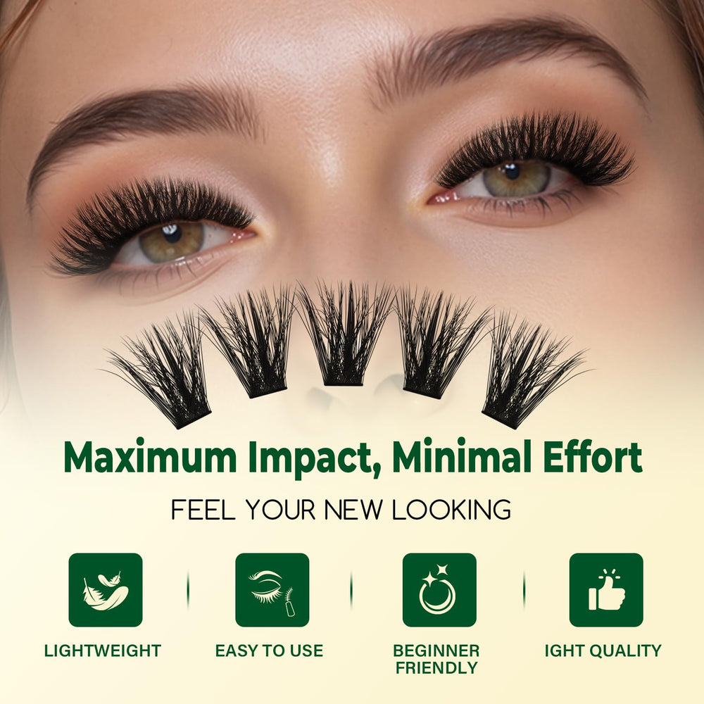 KEYYOU upgraded soft clusters feel lighter and flexible for natural-looking fullness