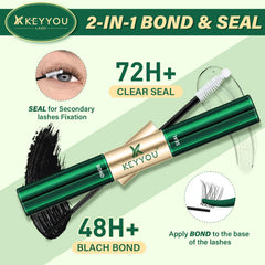 KEYYOU Waterproof lash glue delivers 72-hour hold through sweat and humidity