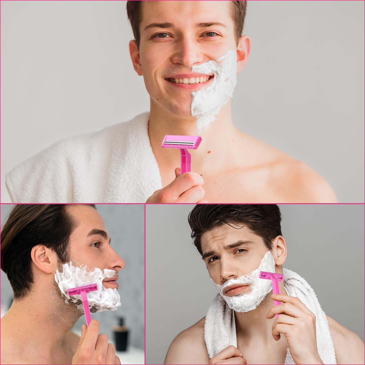 KFPPLXQ pink plastic body combines durability and style.