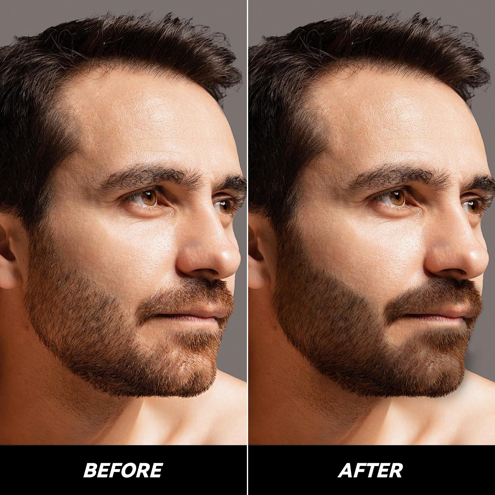 KGAJSGH beard touch-up stick creamy texture that glides without tugging.