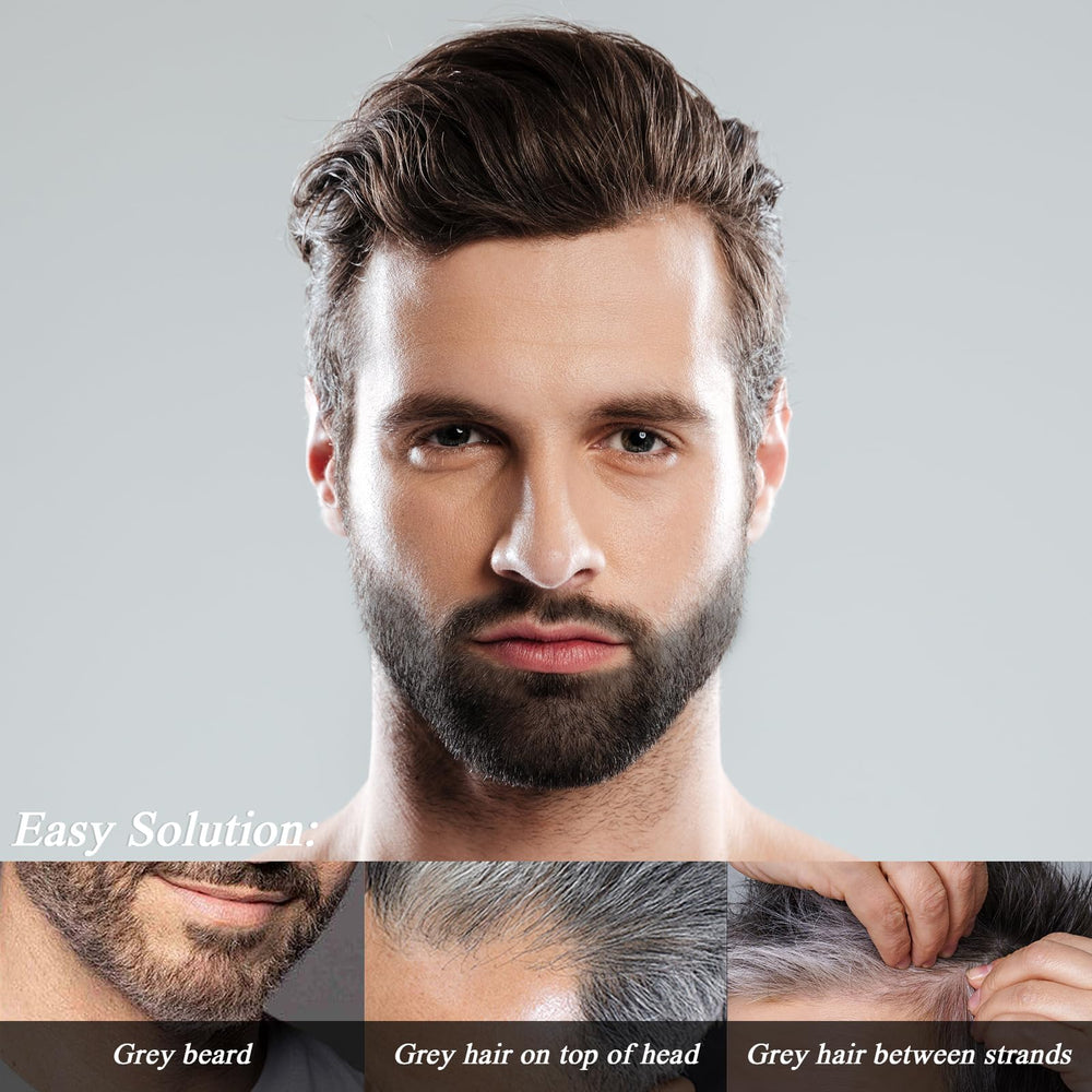 KGAJSGH beard touch-up stick travel-ready compact for on-the-go touch-ups.