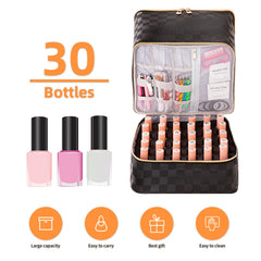 KGMCARE double-layer case top view protecting lamp and cables during travel