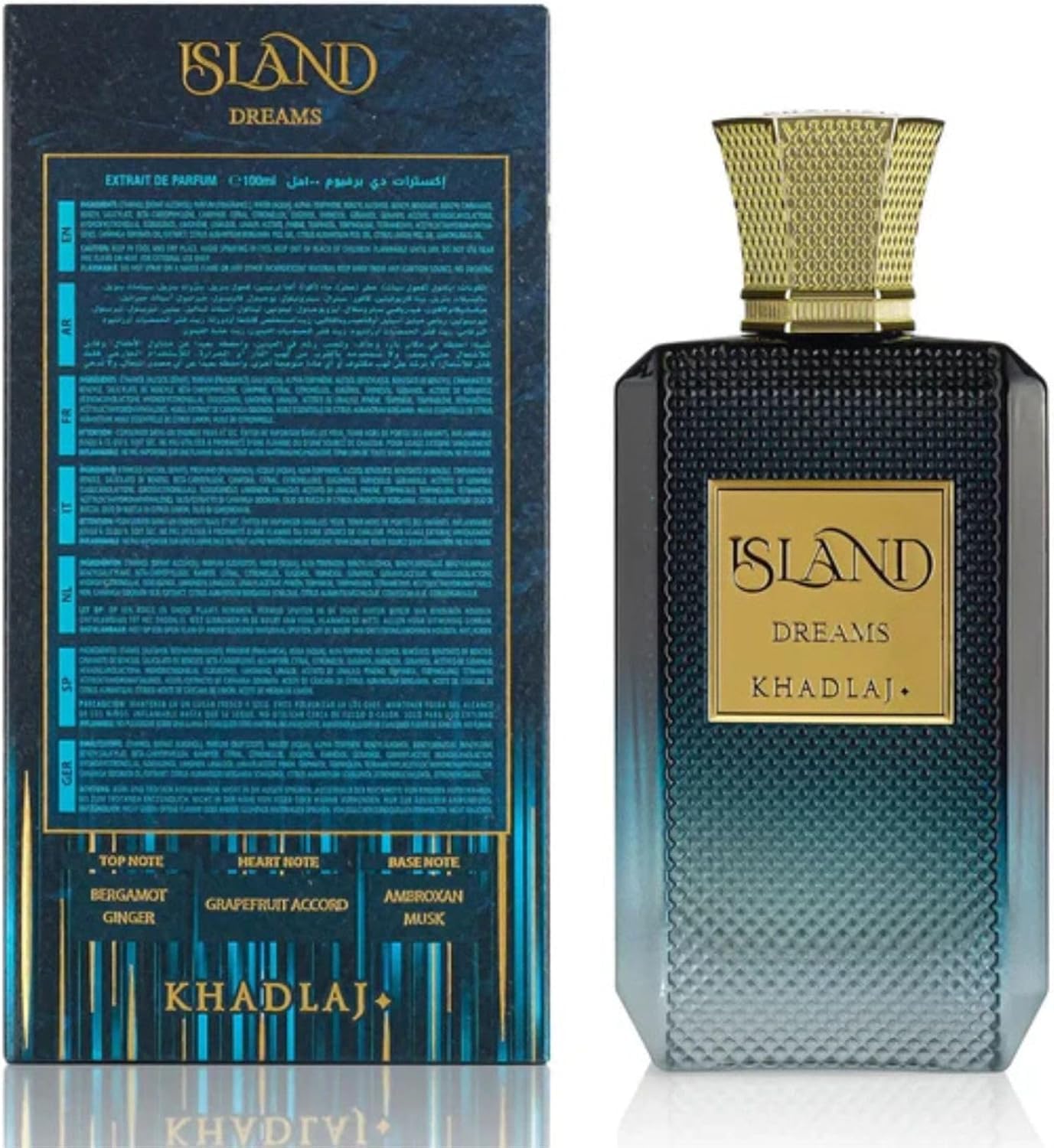 Khadlaj Island Dreams gift-ready box, ideal for special occasions.