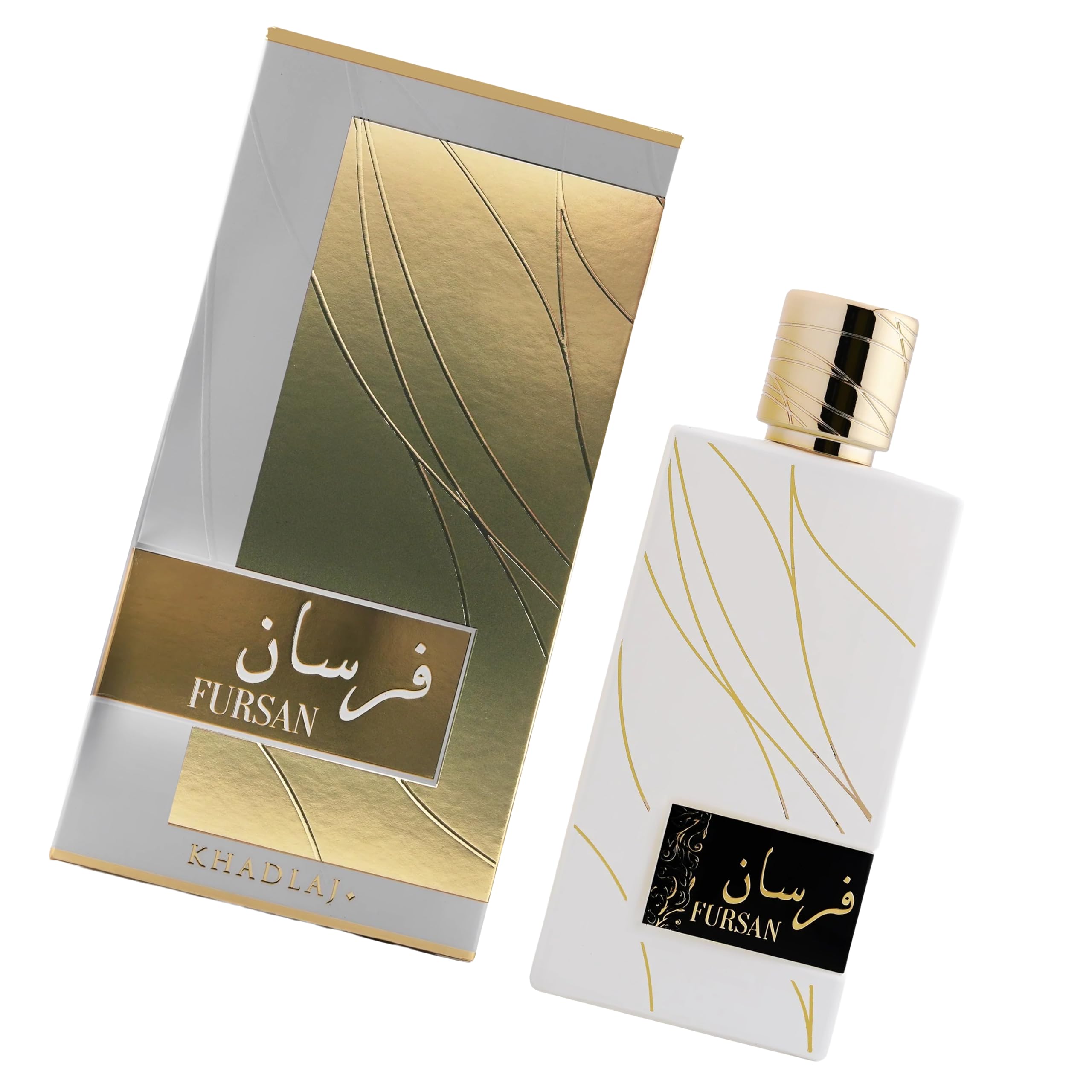 Khadlaj Perfumes Fursan White packaging-box conveys gifting-ready appeal.