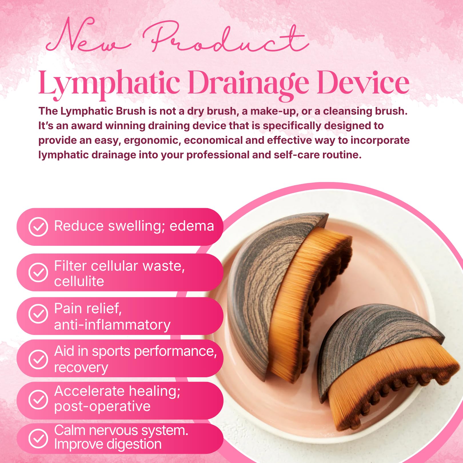 Khirdalane ergonomic brush design highlights comfortable grip for daily use.