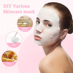 Khrgovd mascarilla de algodón comprimido para viaje, práctica y desechable.