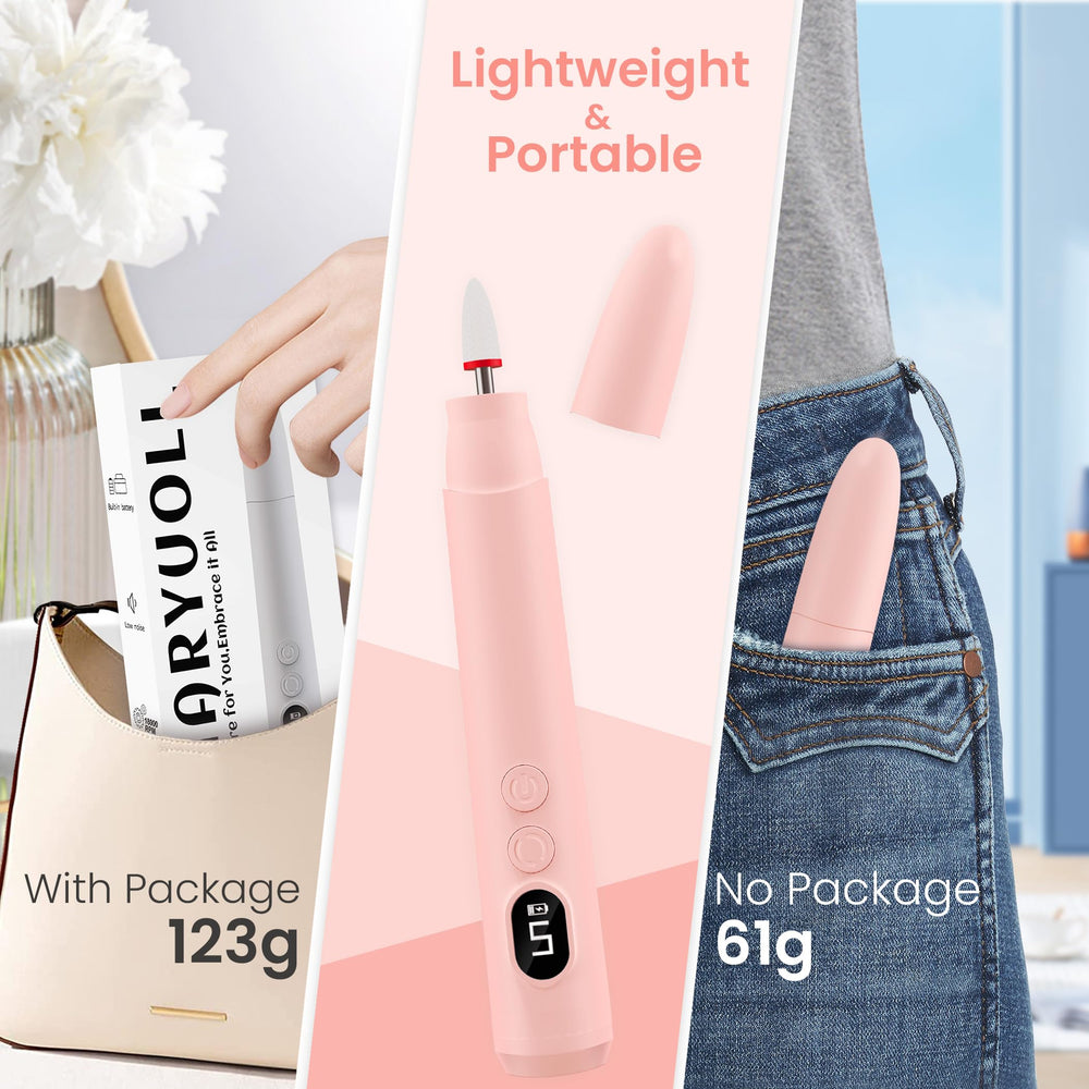 Kiaryuoll lightweight 60-gram design enables portable use.