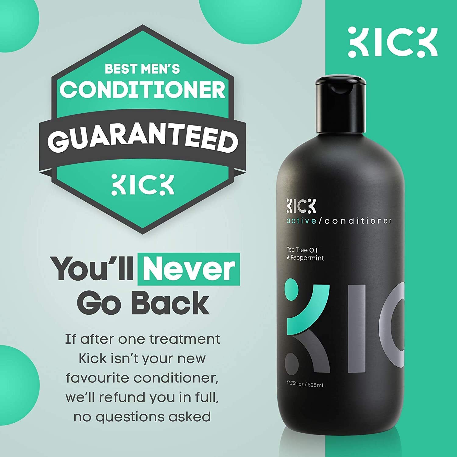 Kick Tea Tree Conditioner foamy lather during wash.