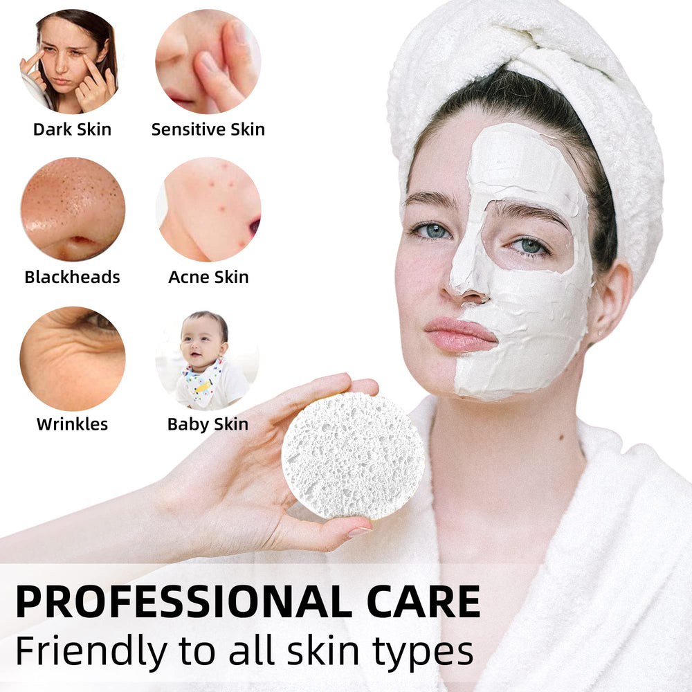 Kickleen deep-cleaning sponges remove makeup and residue gently
