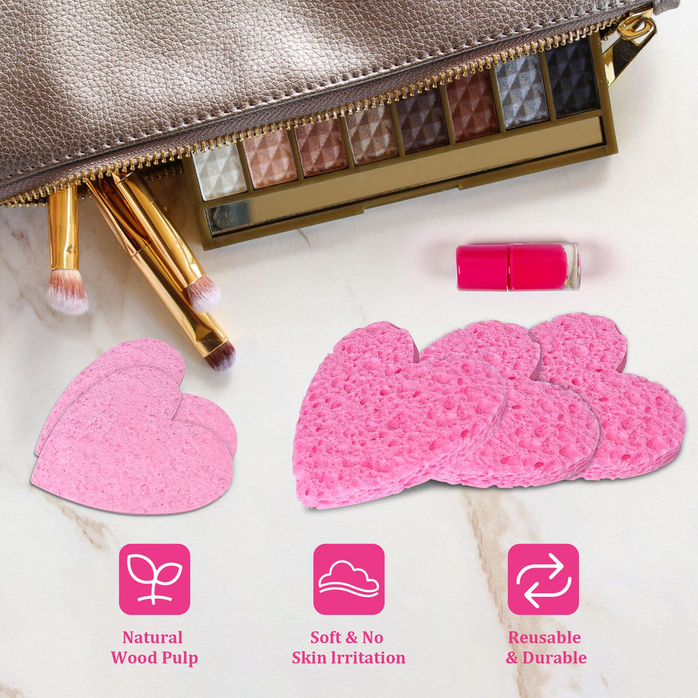 Kickleen makeup removal sponge helps lift residue with gentle wiping.