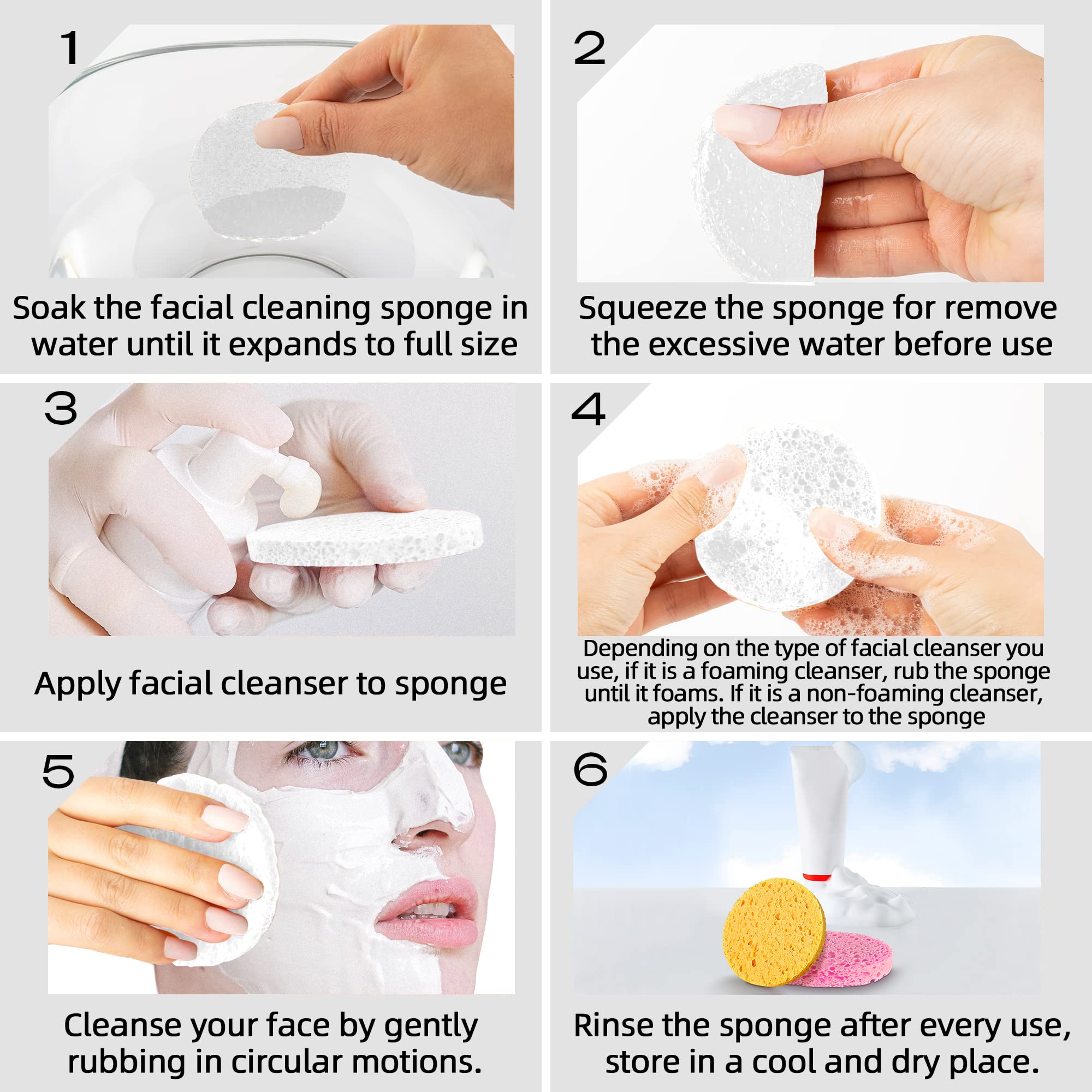 Kickleen portable reusable sponges for travel and repeated use