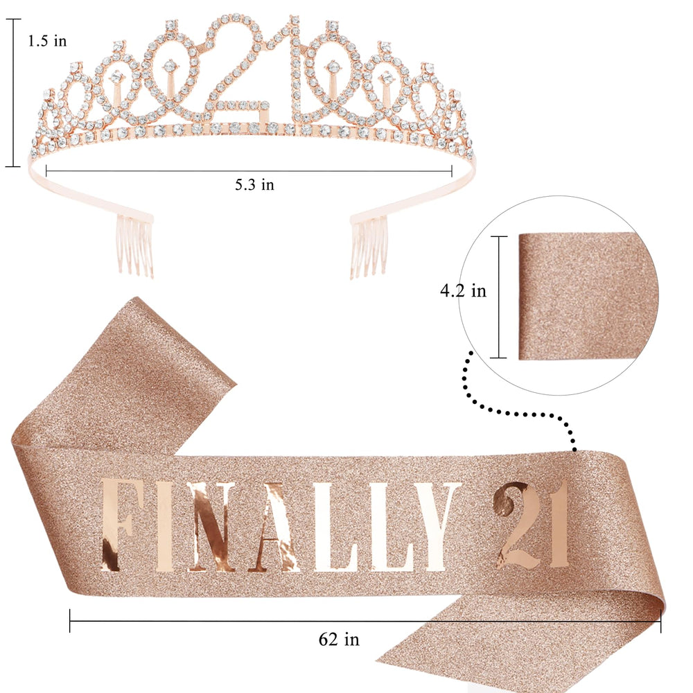 KICOSY crown with combs stays secure during celebrations and dancing.