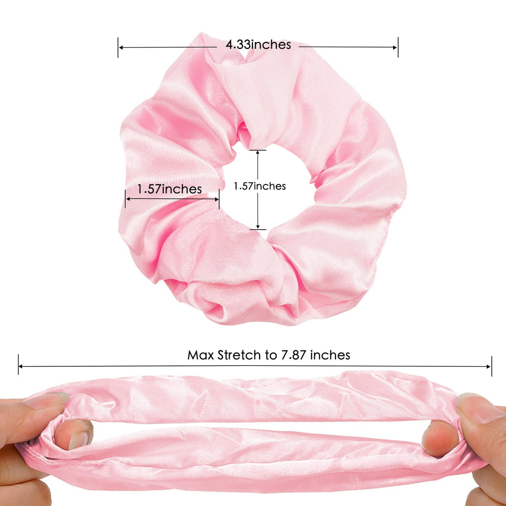 KICOSY daily-use silk hair ties prevent snagging during styling.