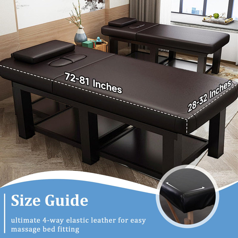 Fits 28-32in width and 72-81in length beds securely.