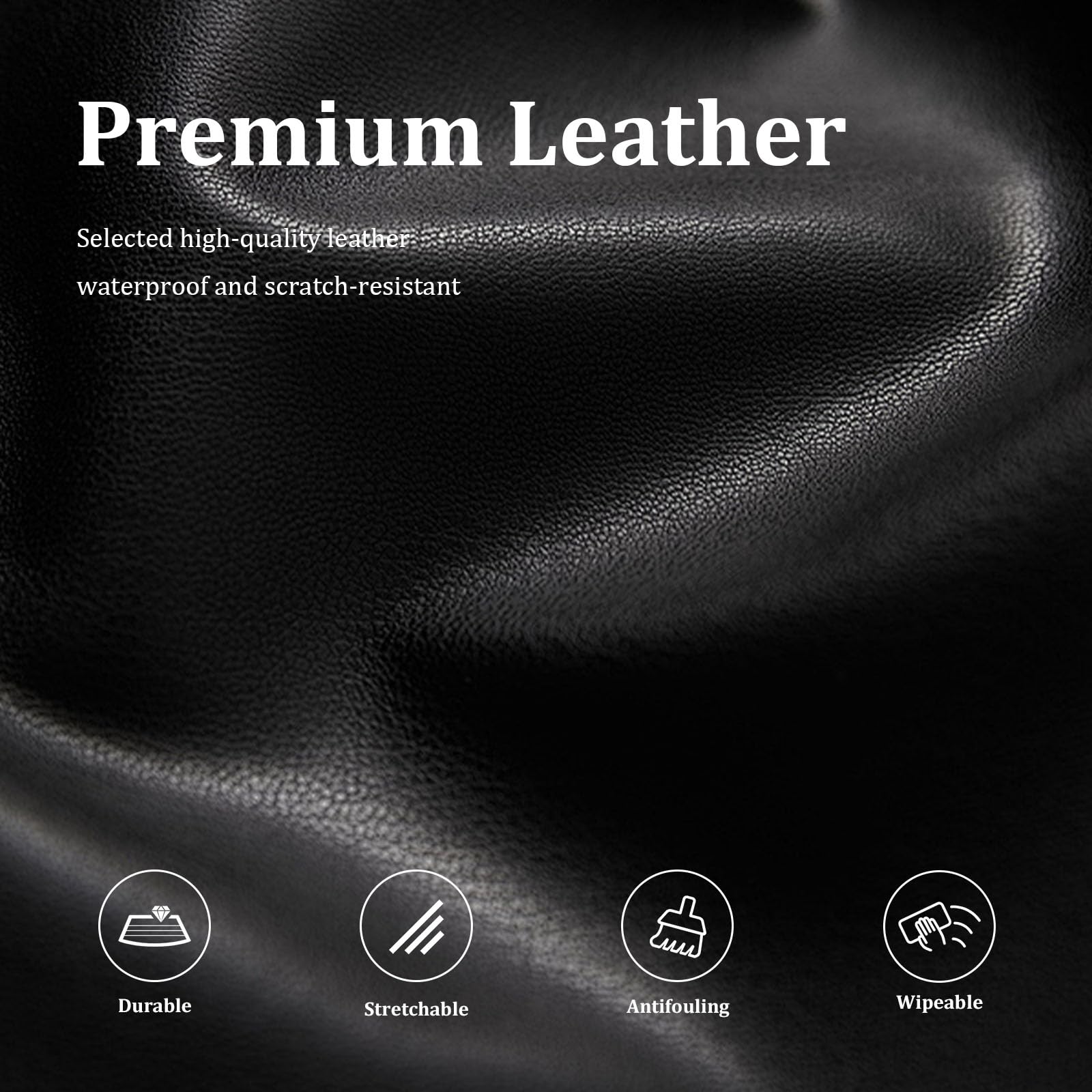 KIDOACOW PU leather cover provides a soft, spa-ready surface.