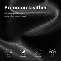 KIDOACOW PU leather cover provides a soft, spa-ready surface.