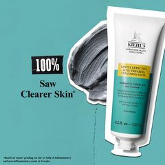 Kiehl's Acne-Treating Cleansing Paste tube dispense for cleansing