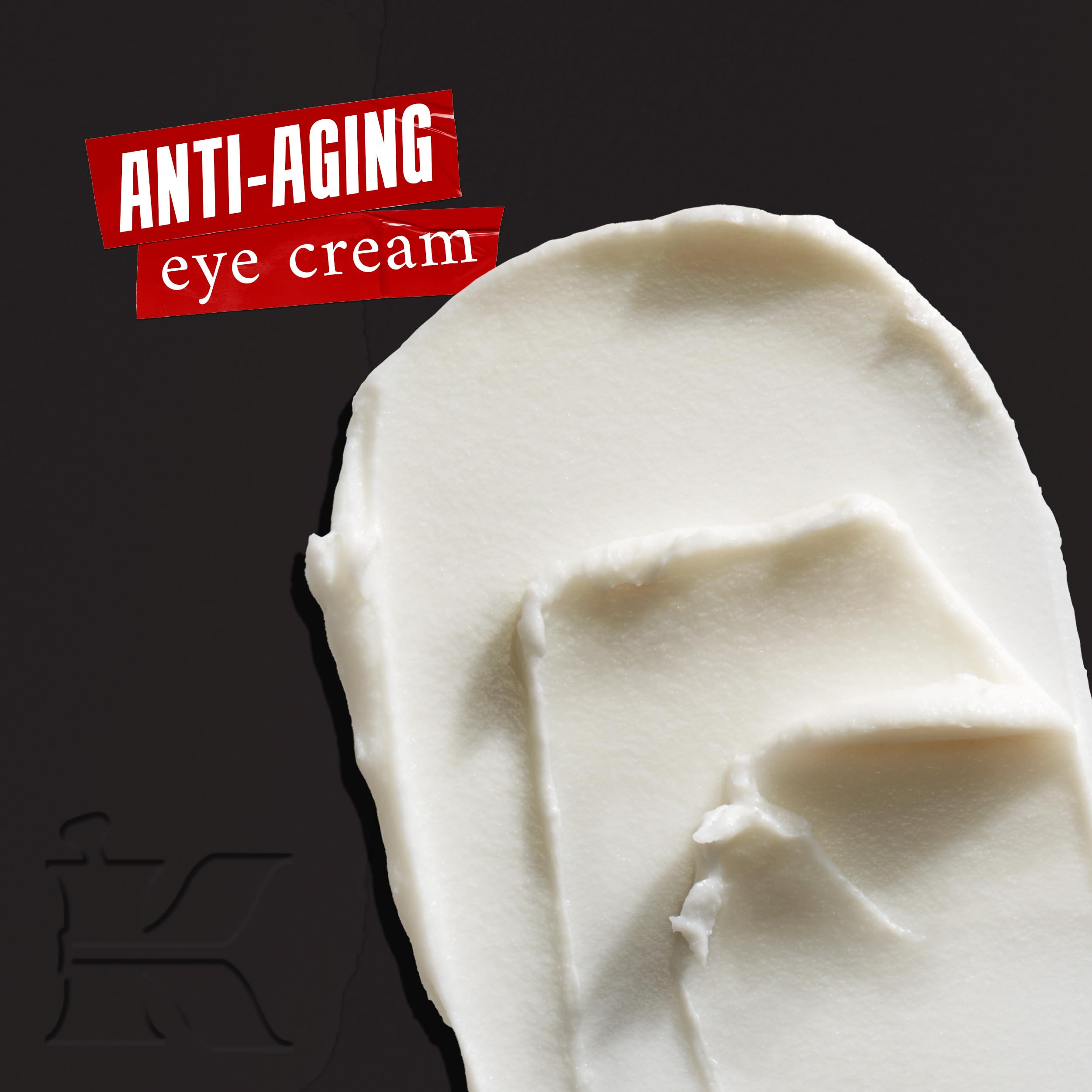 Kiehl's Age Defender Eye Repair texture close-up shows creamy, lightweight eye cream.