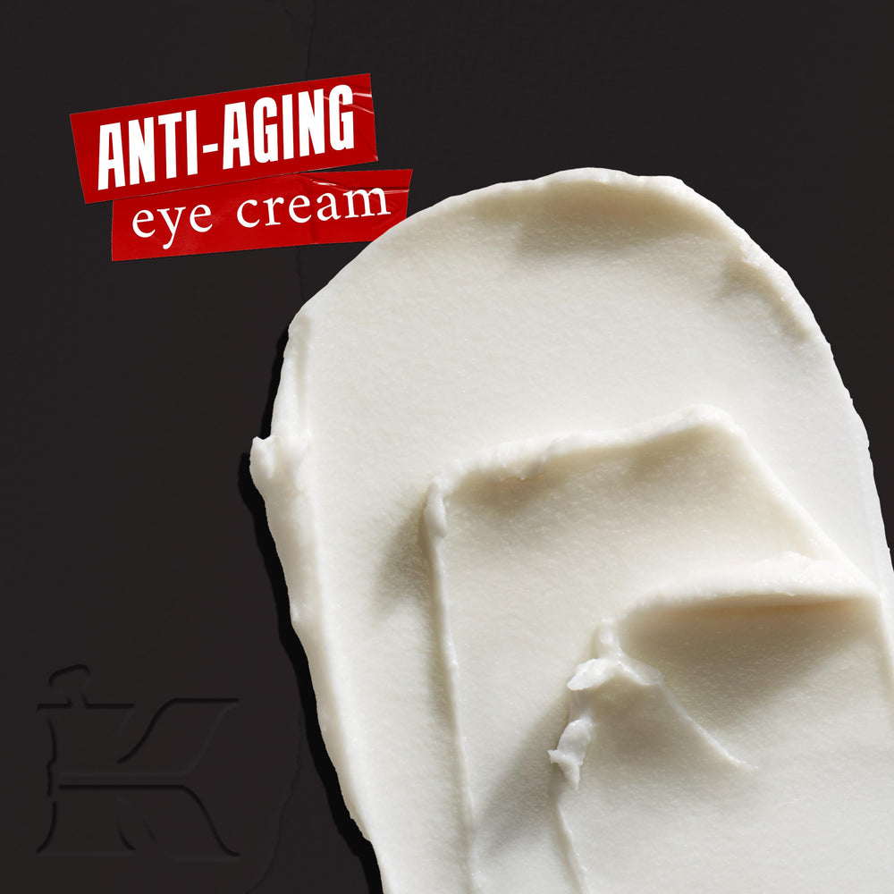 Kiehl's Age Defender Eye Repair texture close-up shows creamy, lightweight eye cream.