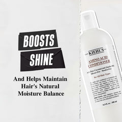 Kiehl's Amino Acid Conditioner ingredients, amino acids, jojoba, and coconut oil.
