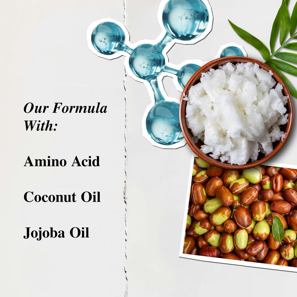 Kiehl's Amino Acid Conditioner jojoba oil highlight, softness for easier combing.