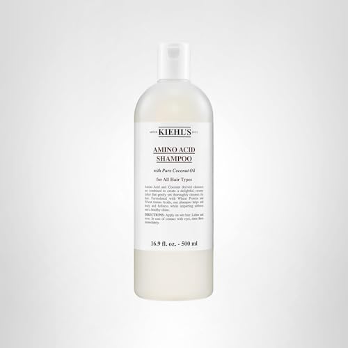 16.9 fl oz bottle of Kiehl's Amino Acid Shampoo on display.