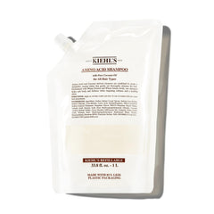 Kiehl's Amino Acid Shampoo bottle front, lightweight cleanse for all hair types.