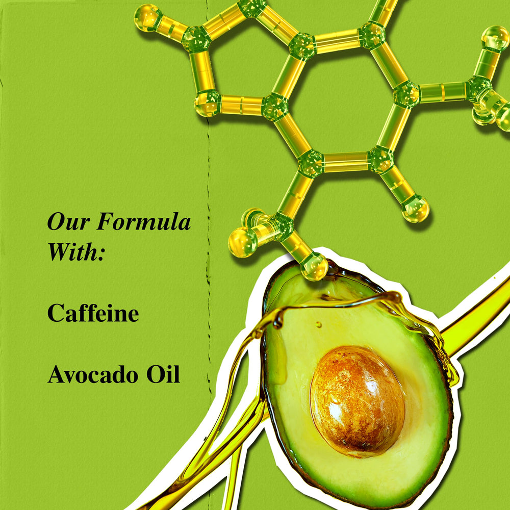 Kiehl's Avocado Eye Treatment texture swirl on skin, rich and creamy.